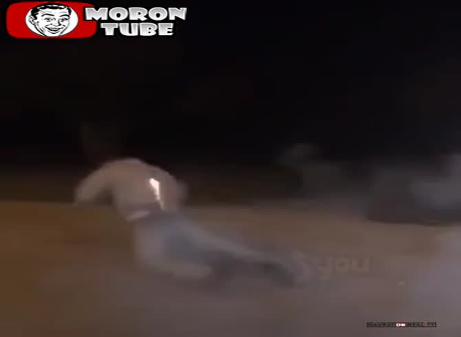 Video: You'll be noticed if you shoot a firecracker from your butt!